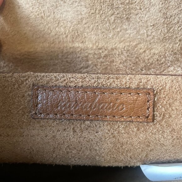 Zara Buffalo Leather Brown Crossbody Bag Boho Classic Fall Autumn Neutral - Picture 12 of 13